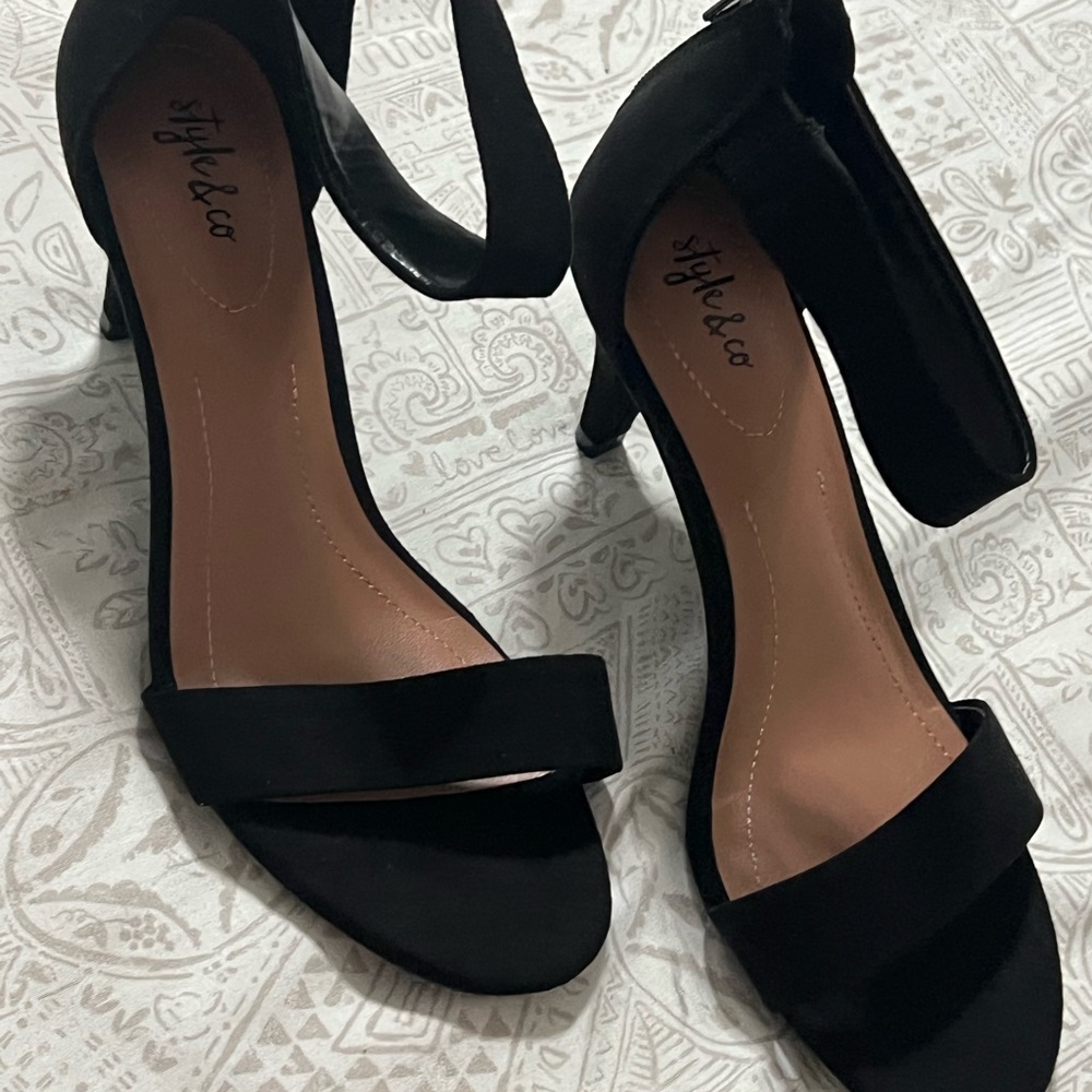 Style & Co. Black Women's Heels